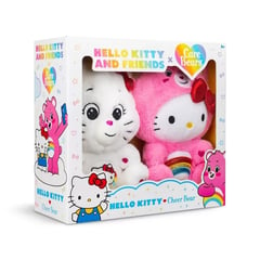 BABY BASICS - OSITOS CARIÑOSITOS HELLO KITTY LOVES CHEER BEAR SETX2 25 CM