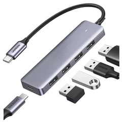 UGREEN - Adaptador HUB Tipo C 4 Puertos USB Convertidor HUB (CM219)