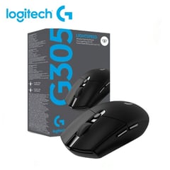 LOGITECH - MOUSE G305 LIGTHSPEED WIRELESS BLACK