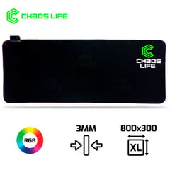 LIFE - Pad Mouse Chaos XL 800 X 300 X 3mm RGB