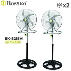 BOSSKO - Combo Ventilador Pedestal 3 EN 1 DE 18″ 200 W BK-8219VI