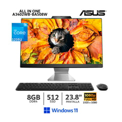 ASUS - All In One A3402WBAK-BA508W Intel Core i5-1235U-8Gb Ram-512Gb SSD-238 FHD