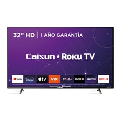 CAIXUN - SMART TV 32” HD ROKU-TV