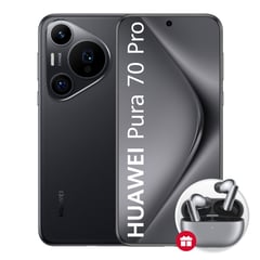 HUAWEI - HUAWEI Pura 70 Pro 12GB + 512GB Negro + FreeBuds Pro 3