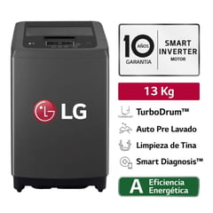 LG - Lavadora Smart Motion 13KG WT13BPBK Negro Claro