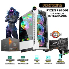 AMD - Computadora PC Ryzen 7 8700G RAM 16GB DISCO 500GB SSD CON GRAFICOS RADEON