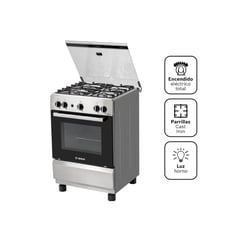 BOSCH - Cocina PRO425 MAX a Gas de Pie 24" 4 Hornillas Acero Inoxidable