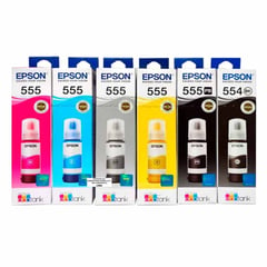 EPSON - Kit de Tintas T554 y T555 l8160 l8180 70ml