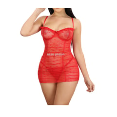 GENERICO - BABYDOLL LENCERIA TRANSPARENTE S M L