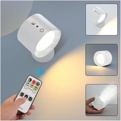 IMPORTADO MC - Lámpara Led Dual de Pared Brillo Regulable Multiuso Táctil y Control