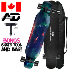 AD - Skate Longboard 42'' Dancing Cruising Downhill - Sky - BK