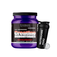 ULTIMATE NUTRITION - Creatina Monohidratada 1 Kg +Shaker - Tienda Física