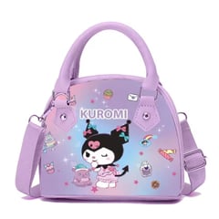 SANRIO - CARTERA DE PU PARA NIÑAS KAWAII KRMI LILA