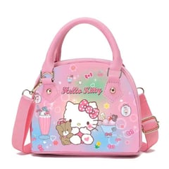 SANRIO - CARTERA DE PU PARA NIÑAS KAWAII GATITO ROSA