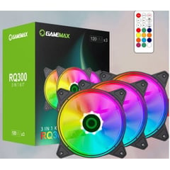 GAMEMAX - KIT COOLER CASE X3 RGB-RQ300
