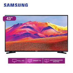 Televisor LED Smart TV Full HD 43 Pulg. UN43T5202AGXPE