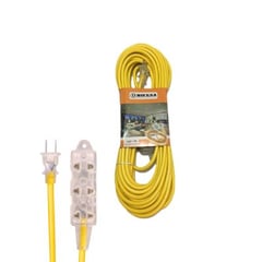 DIFESA - EXTENSIÓN ELECTRICA VULCANIZADA AMARILLA 5M CABLE