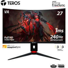 TEROS GAMING - Monitor Teros TE-2764G 27 VA 240hz 1920x1080 Full HD HDMIDP SPEAKER