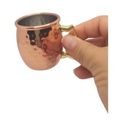 KREA - Mini Taza de Cobre para Bar y Moscow Mule