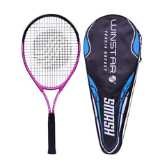 WINSTAR - RAQUETA P/ TENIS ALUMINIO 27" SMASH EMPUÑADURA 4 3/8 ROSADO