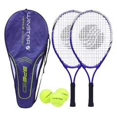 WINSTAR - RAQUETAS PARA TENIS DE ALUMINIO 23 SPEED JUNIOR AZUL