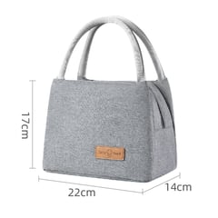 GENERICO - Lonchera térmica fiambrera portátil impermeable Gris 5L