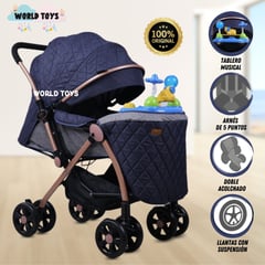 CONFORT - Coche Cuna Musical de Lujo «SUMMER DREAM» Blue