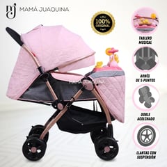 CONFORT - Coche Cuna Musical de Lujo «SUMMER DREAM» Pink