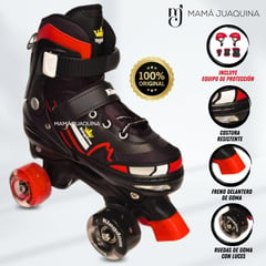 GENERICO - Patines para Niños «KOEMAN» TALLA L 38-41 Black