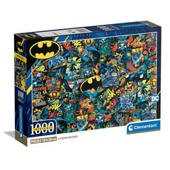 CLEMENTONI - ROMPECABEZAS 1000 PZAS. DC COMICS BATMAN