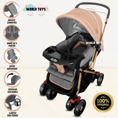 BABY - Coche Cuna de Lujo «CIAO BROOK» Edición Limitada Beige