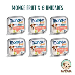 MONGE - FRUIT X 100 GR SALMON Y PERA / 6 UNIDADES