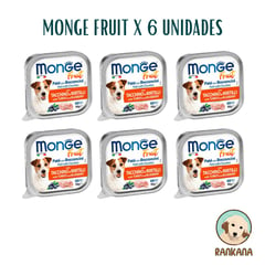 MONGE - FRUIT X 100 GR PAVO Y ARANDANOS / 6 UNIDADES