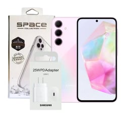 SAMSUNG - GALAXY A55 5G 8RAM 256GB - ROSA - CASE SPACE - CUBO 25W