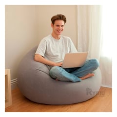 GENERICO - Sillon Comodo para Jovenes de Color Plomo Y+Regalo Stickers