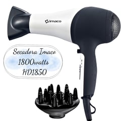 IMACO - Secadora de Cabello 1800 Watts HD 1850.