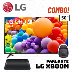 LG - TELEVISOR 50" UHD 50UT73 4K 2024 + PARLANTE XBOOM GO XG5QBK