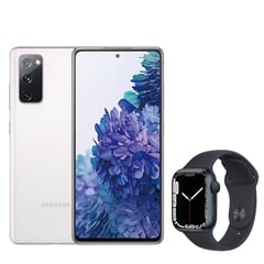 SAMSUNG - Galaxy S20 Fe SM-G781U1DS 128GB S8 Smartwatch - Blanco Reacondicionado