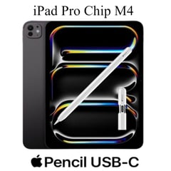 APPLE - IPAD PRO 11 CHIP M4 256GB WIFI - SPACE BLACK + PENCIL USB-C (ORIGINAL)