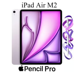 APPLE - IPAD AIR 11 2024 6TA GEN 128GB WIFI - PURPLE + PENCIL PRO (ORIGINAL)