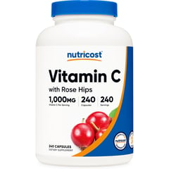 Vitamina C 1000Mg Con Rose Hips Rosa Mosqueta