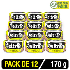 BELTRAN - 1 Docena de Filete De Atún En Aceite Vegetal 17