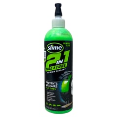 SLIME - Sellador de neumáticos y cámaras 2 en 1 – 16 oz