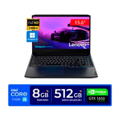 LENOVO - Laptop IdeaPad Gaming 3 15IHU6(15.6")FHD I5-11320H 8GB/512GB SSD/GTX1650 4GB/Windows11