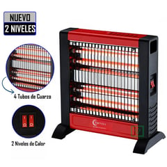 GENERICO - ESTUFA DE QUARZO 500W 1000W 2INTERRUPTORES