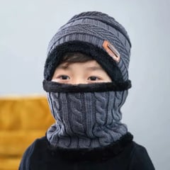 GENERICO - GORRO Y CHALINA PARA NIÑOS CON CUELLERA