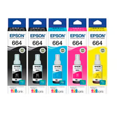 EPSON - SUPER KIT DE 5 TINTAS 664