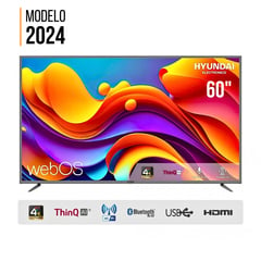 HYUNDAI - Televisor 60 pulg. LED UHD 4K Smart TV HYLED6003W4KM