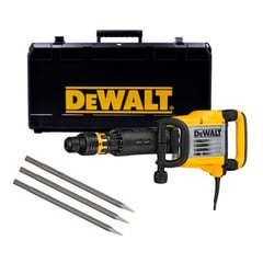 DEWALT - MARTILLO DEMOLEDOR SDS MAX Pot 1600 W de 13k + 3 CINCELES