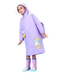 GENERICO - Poncho Impermeable para niñas Lila